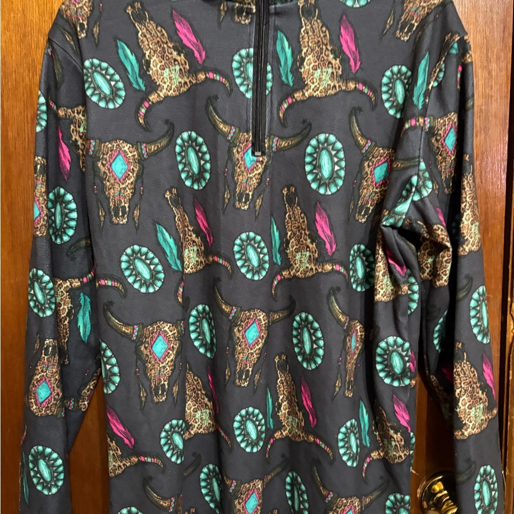 Black Patterned Women's Jacket